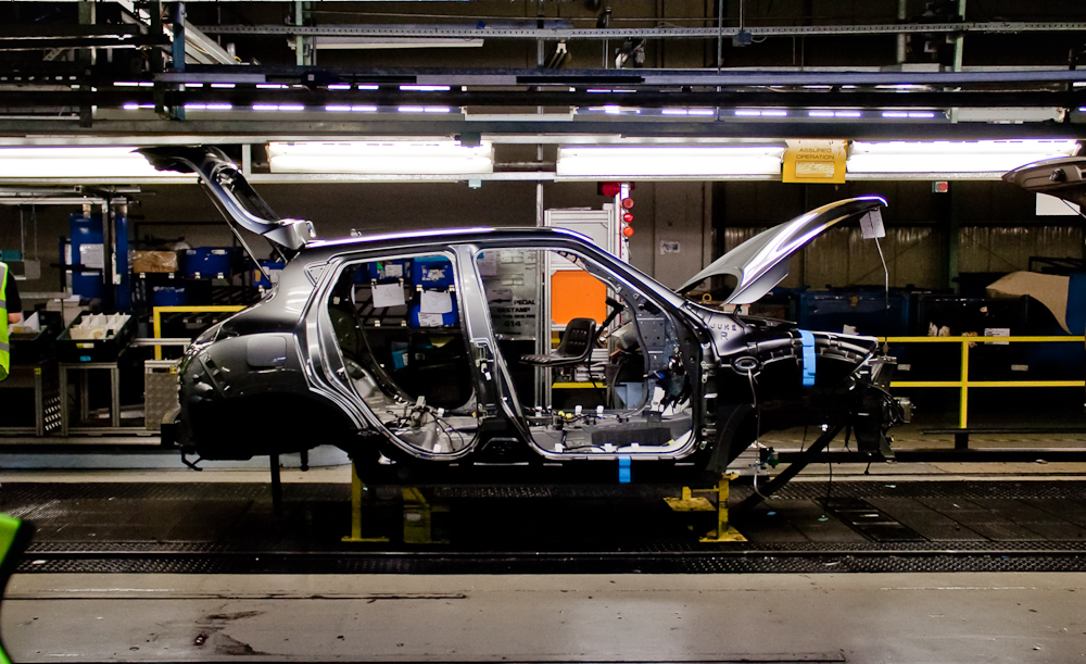 photo, Nissan plant in Sunderland, North East England